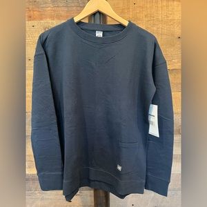 ARMADA Women’s Hayley Crew Neck Sweatshirt, NWT, Navy Blue, Size MEDIUM